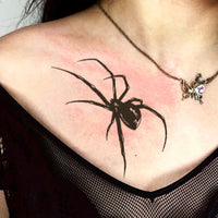 Spider Waterproof Temporary Tattoo Stickers, Long-lasting Waterproof for One to Two Weeks, For Arm, Leg.