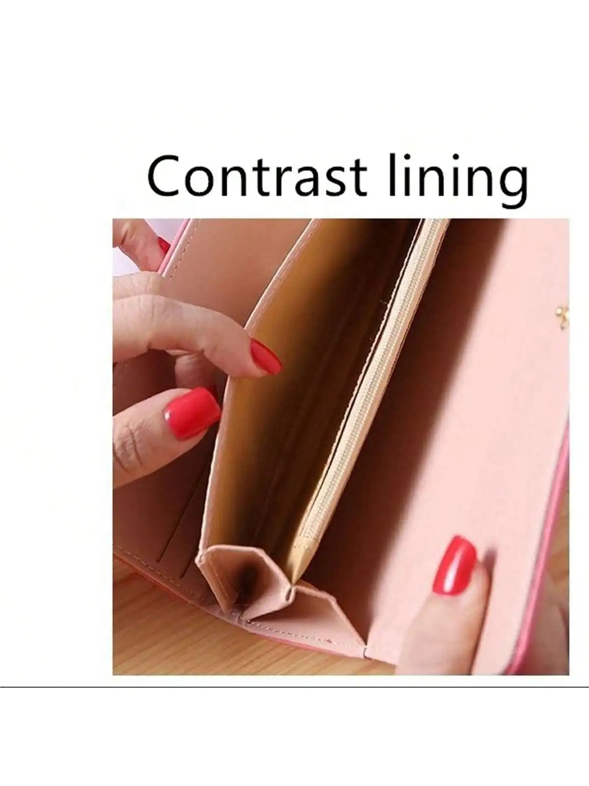 Multifunctional long wallet diamond love crown buckle student ladies clutch large capacity cell phone bag
