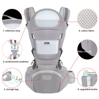 ErgoCarry Pro — Ergonomic Baby Carrier & Hip Seat