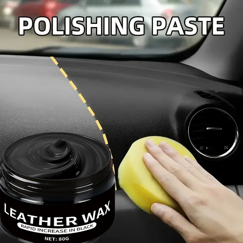 Automotive Plastic Restoration Wax - All-Vehicle Interior & Exterior Panel Renewal Coating Agent, Crystal Clear Finish, Durable