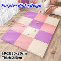 Baby Gym Play Mat 6PCS - Tatame Foam Puzzle Floor Mat for Playroom