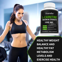 Extra Strength L-Carnitine - 1000mg Per Serving - Boost Your Metabolism and Increase Performance, Dietary Supplement
