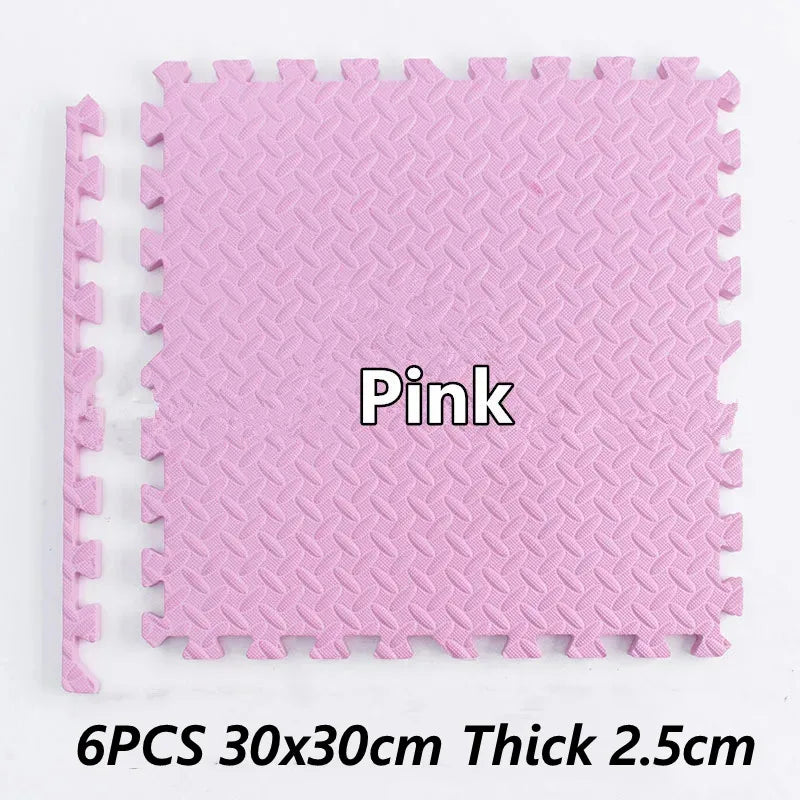 Baby Gym Play Mat 6PCS - Tatame Foam Puzzle Floor Mat for Playroom