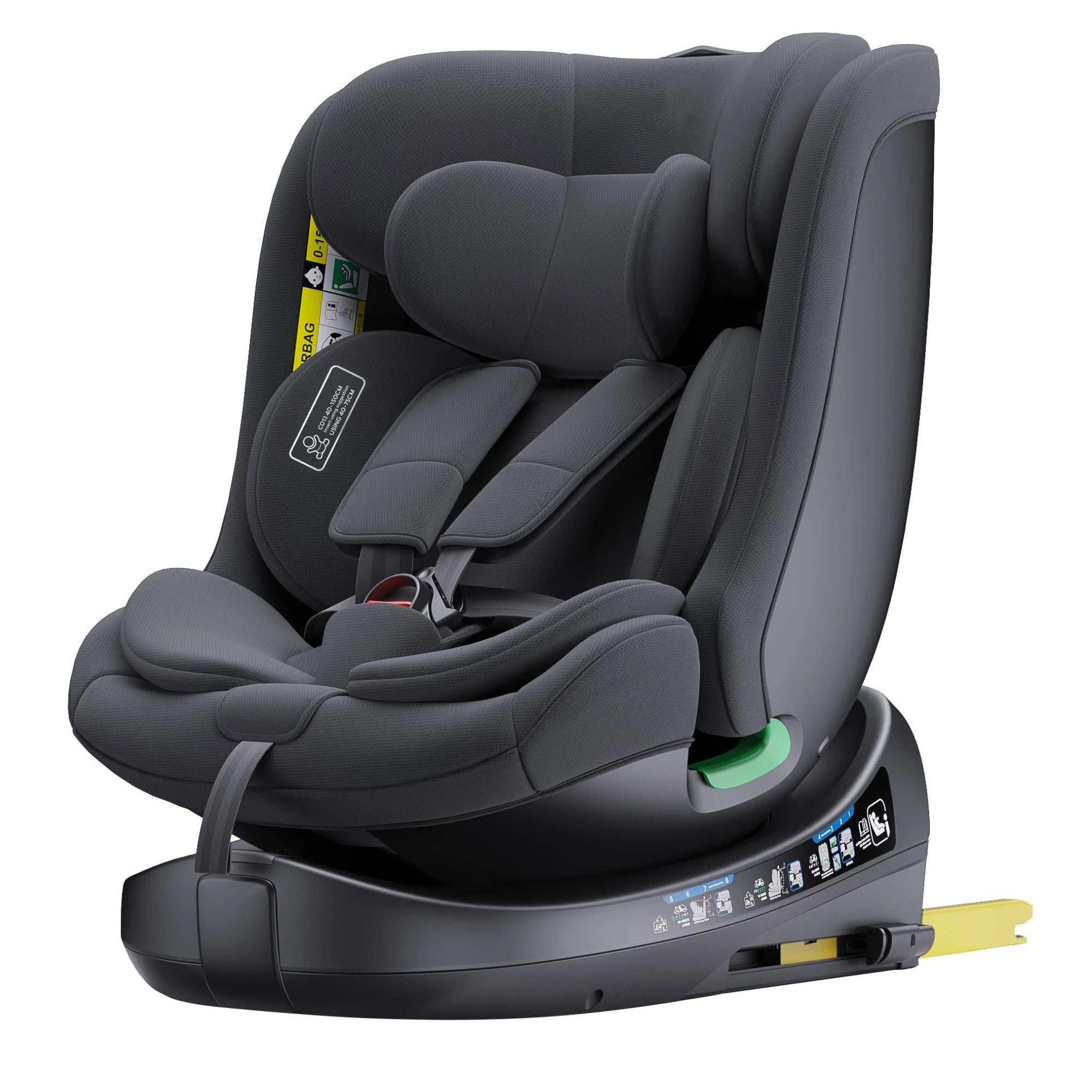 360° ISOFIX Baby Car Seat - ECE R129 0-36kg 0-12 Years