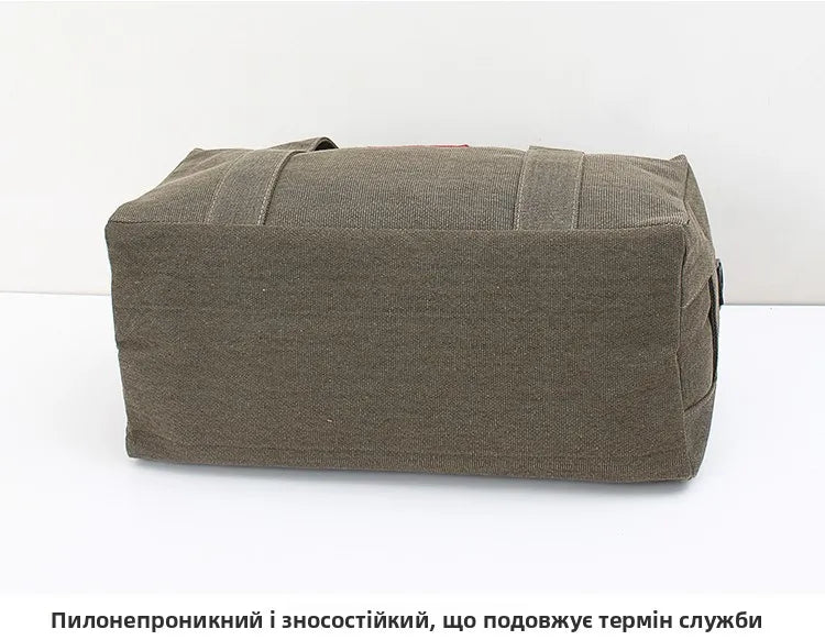 Large Capaci Canvas Travel Bag Handheld Long Distance Lage Bag for Men And Women on Busin Trips Wear Resistant Chee...