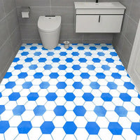 Thicken Floor Stickers Self-adhesive Waterproof Bathroom Floor Stickers Non-slip Home Wallpaper Wear-resistant Kitchen PVC WAREHOUSE SHOP