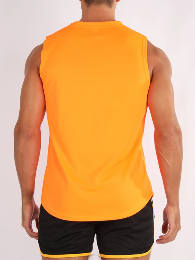 Men's Sleeveless Fitness Vest top. Men's Clothing for Fitness And Running