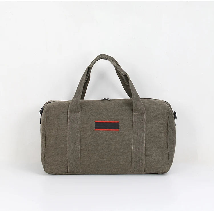 Large Capaci Canvas Travel Bag Handheld Long Distance Lage Bag for Men And Women on Busin Trips Wear Resistant Chee...