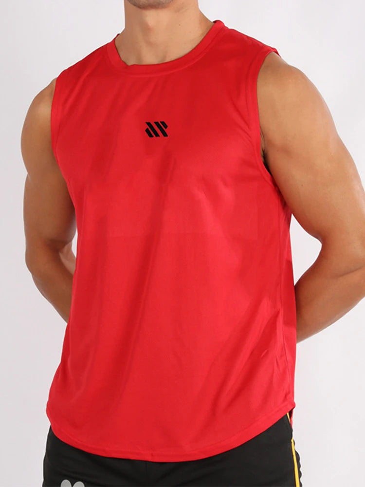 Men's Sleeveless Fitness Vest top. Men's Clothing for Fitness And Running