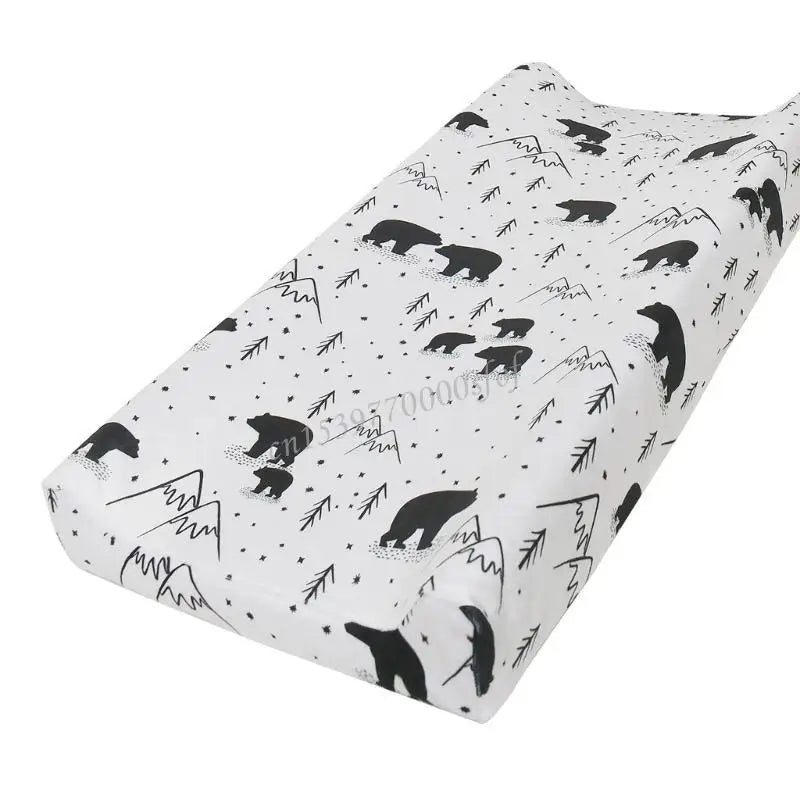 Reusable Baby Diaper Changing Pad Cover - Soft Breathable Nappy Mat