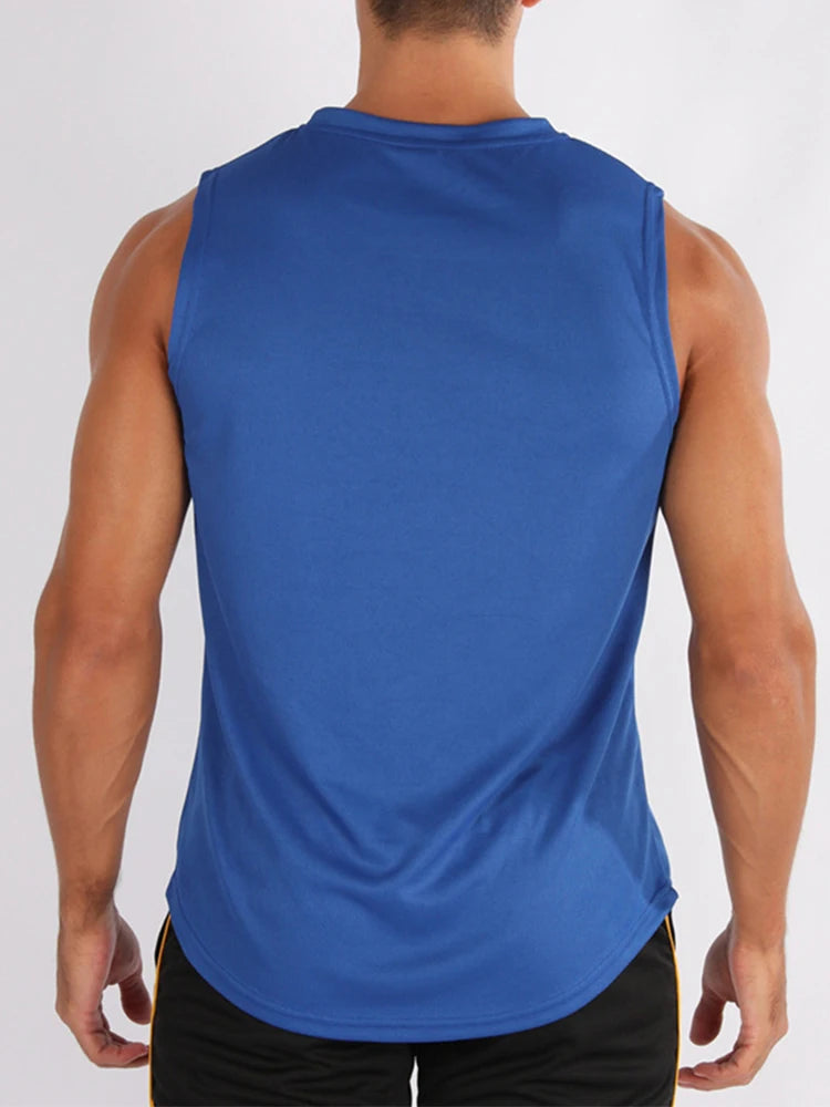Men's Sleeveless Fitness Vest top. Men's Clothing for Fitness And Running