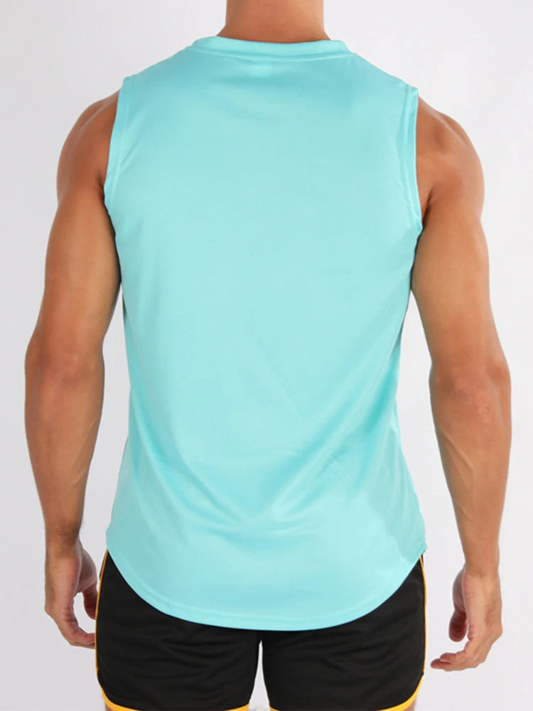 Men's Sleeveless Fitness Vest top. Men's Clothing for Fitness And Running