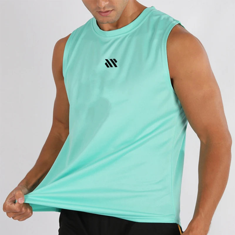 Men's Sleeveless Fitness Vest top. Men's Clothing for Fitness And Running