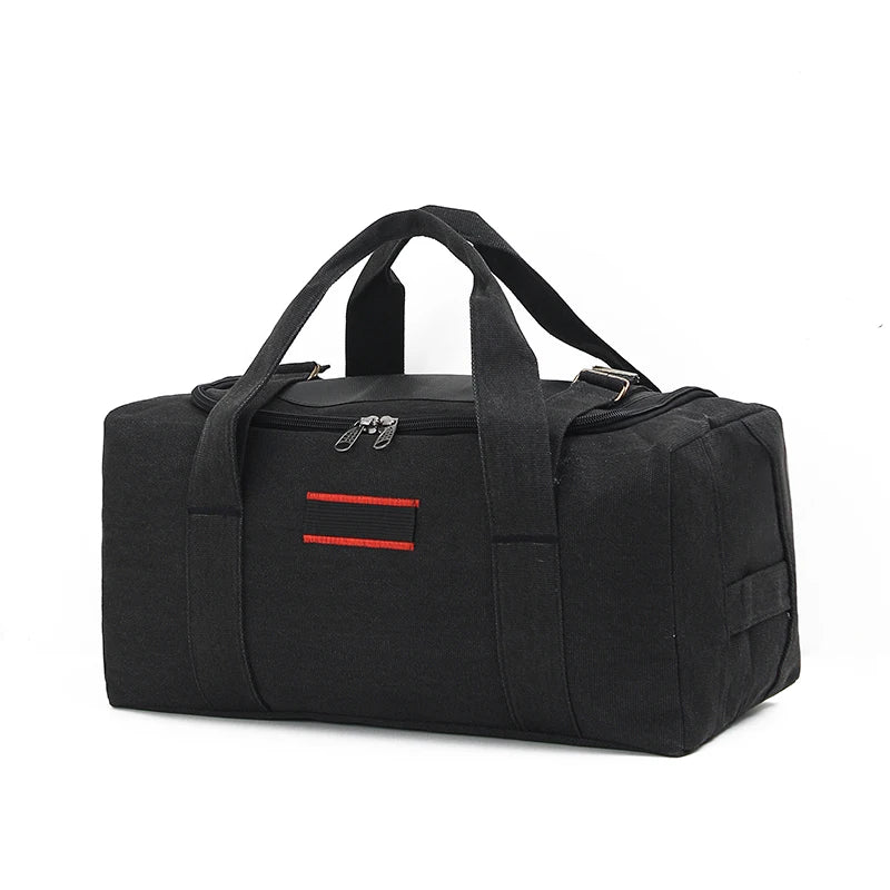 Large Capaci Canvas Travel Bag Handheld Long Distance Lage Bag for Men And Women on Busin Trips Wear Resistant Chee...