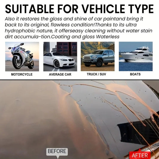 Red Car Specific Wax Plating Crystal Paint Care, Car Coating Waxing, Scratch Removal And Gloss Brightening, New Car Polish WAREHOUSE SHOP