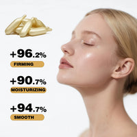 Collagen Firming Capsule Essence, Moisturizing and Hydrating for Smooth Skin, Contains Plant-Based Squalane, Retinol, and Vitamin E Deep Hydration Essence (0.4Gx30 Capsules)/Bag-1 Bag