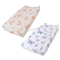 Reusable Baby Diaper Changing Pad Cover - Soft Breathable Nappy Mat