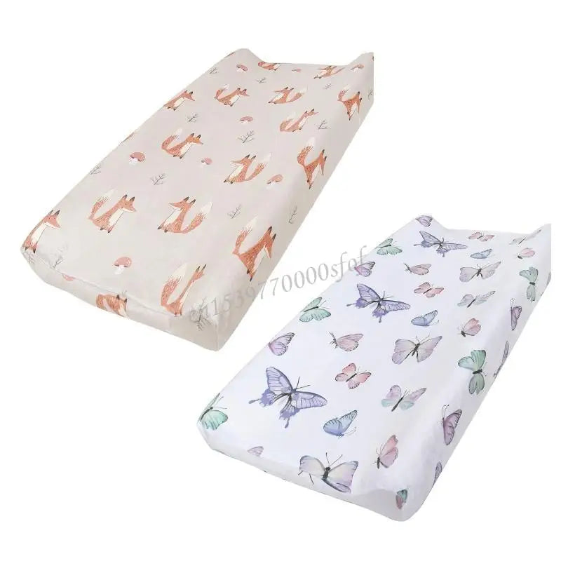 Reusable Baby Diaper Changing Pad Cover - Soft Breathable Nappy Mat