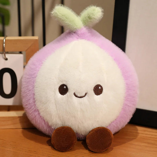 Squishy Vegetables Plush Toys Stuffed Garlic, Onion and Ginger Plush Pillows Soft Food Plush Toys for Kids Girls Birthday Gifts WAREHOUSE SHOP