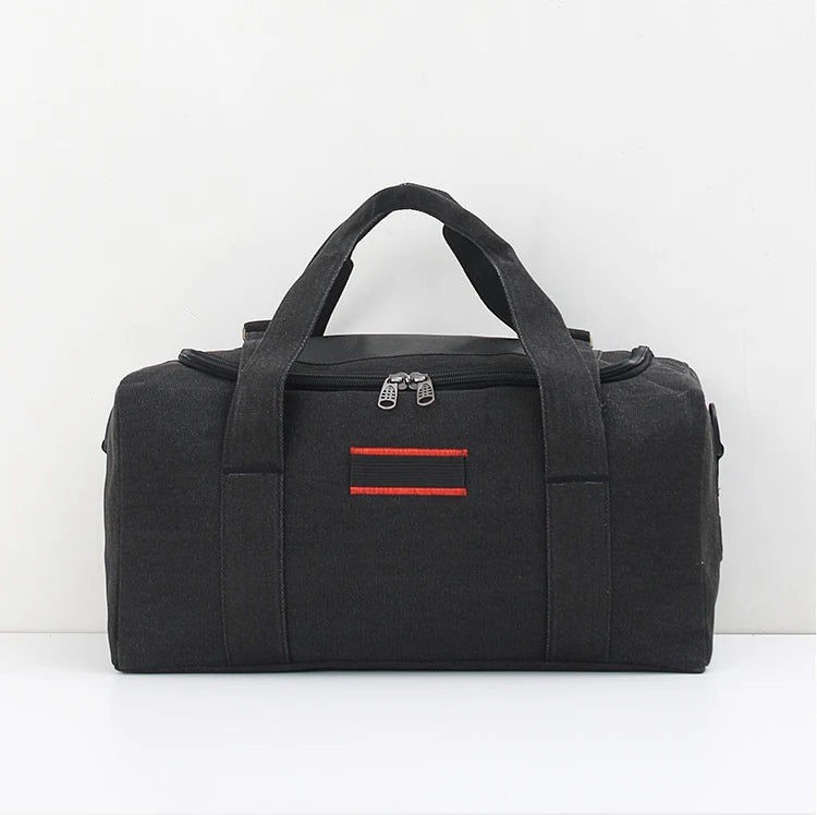 Large Capaci Canvas Travel Bag Handheld Long Distance Lage Bag for Men And Women on Busin Trips Wear Resistant Chee...
