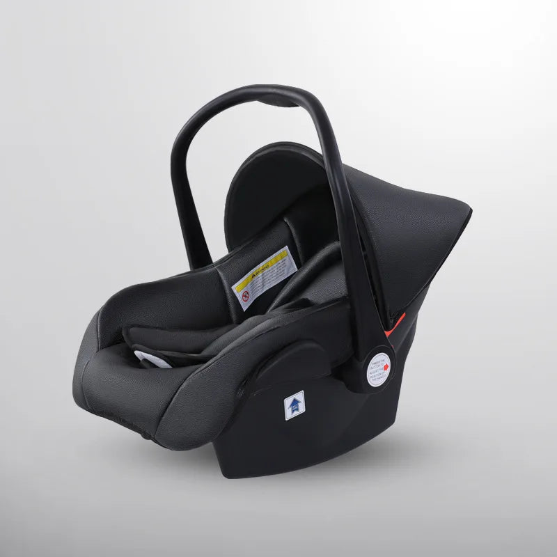 Luxury Baby Stroller 3-in-1 - PU Leather Pram with Car Seat Newborn