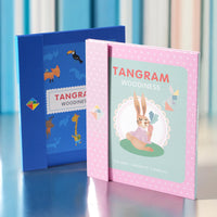 Magnetic Wooden Tangram Puzzle - Montessori Educational Kids Gift