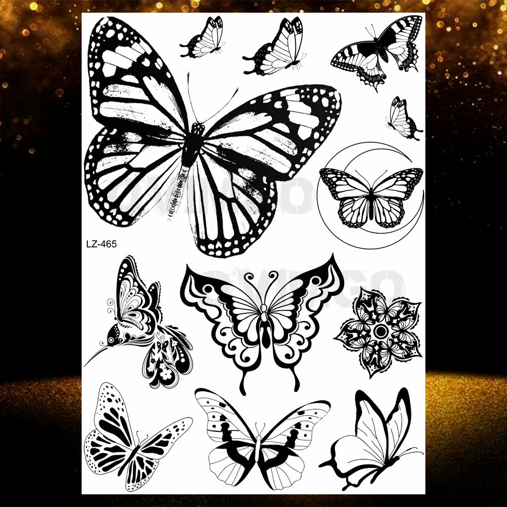 Chicano Bandit Mexico Temporary Tattoos For Men Women Fake Car Nun Tattoo religion Stickers Realistic Back Waterproof Tatoos