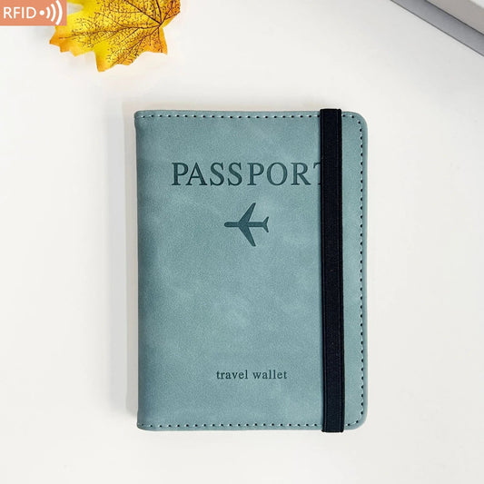 PU Leather Wallet Travel Passport Purse Card Male Travel Accessories Hand Carry Passport Business Cards Holder Wallet WAREHOUSE SHOP