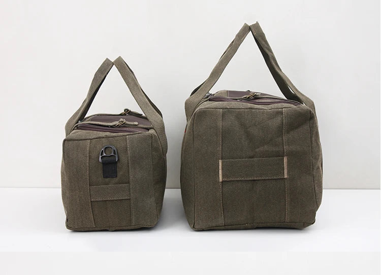 Large Capaci Canvas Travel Bag Handheld Long Distance Lage Bag for Men And Women on Busin Trips Wear Resistant Chee...