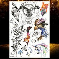 Chicano Bandit Mexico Temporary Tattoos For Men Women Fake Car Nun Tattoo religion Stickers Realistic Back Waterproof Tatoos