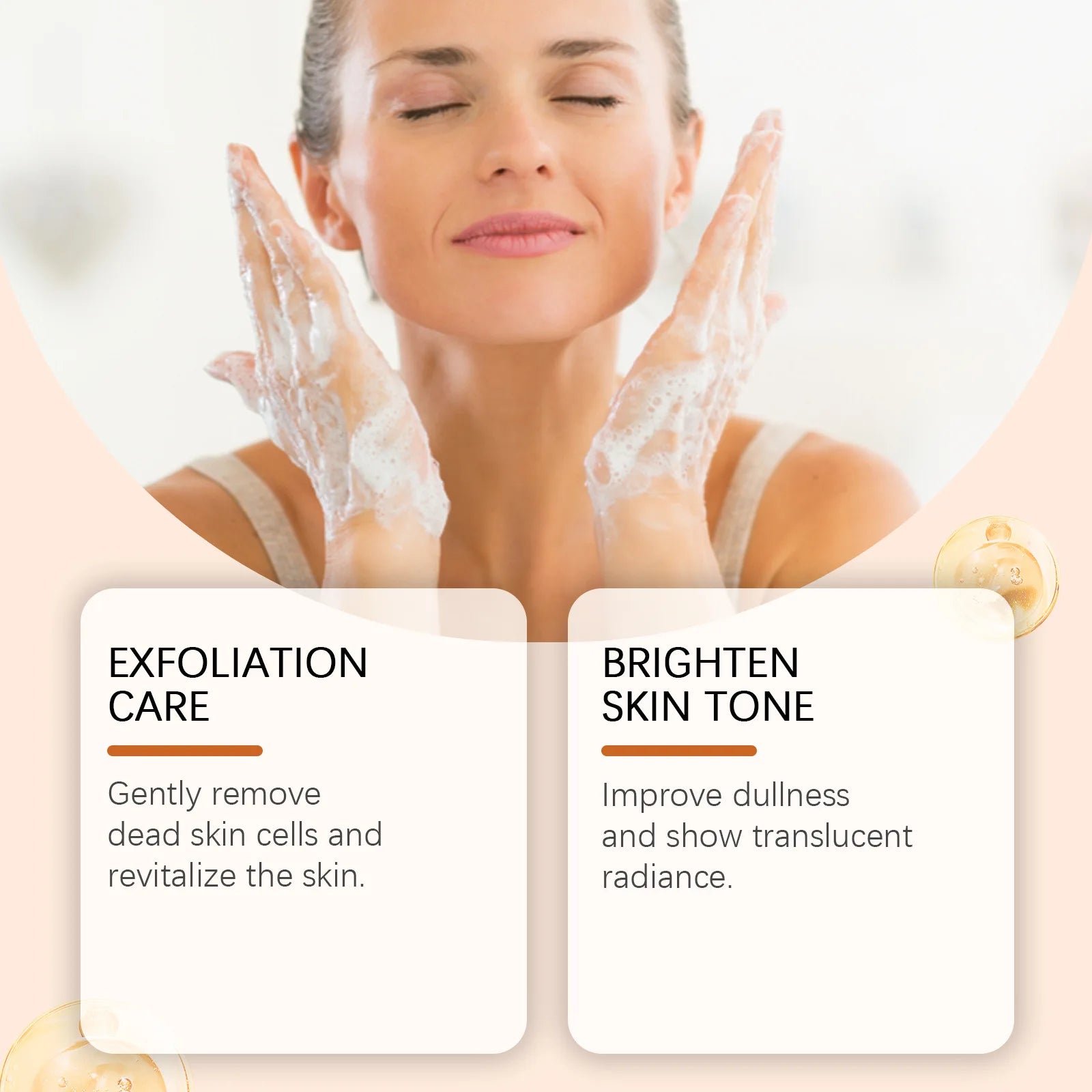 OceAura Papaya Face Wash for Cleansing Face Brightening Glowing Skin Barrier Repair Pore Minimizer Vitamin C Face Cleanser 100ml
