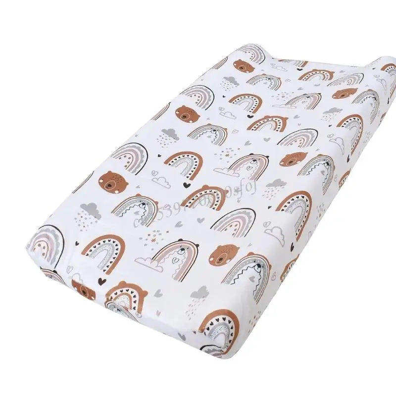 Reusable Baby Diaper Changing Pad Cover - Soft Breathable Nappy Mat