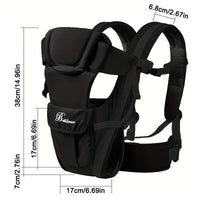 SnugCarry 4-in-1 — Ergonomic Baby Backpack Carrier Newborn to Toddler