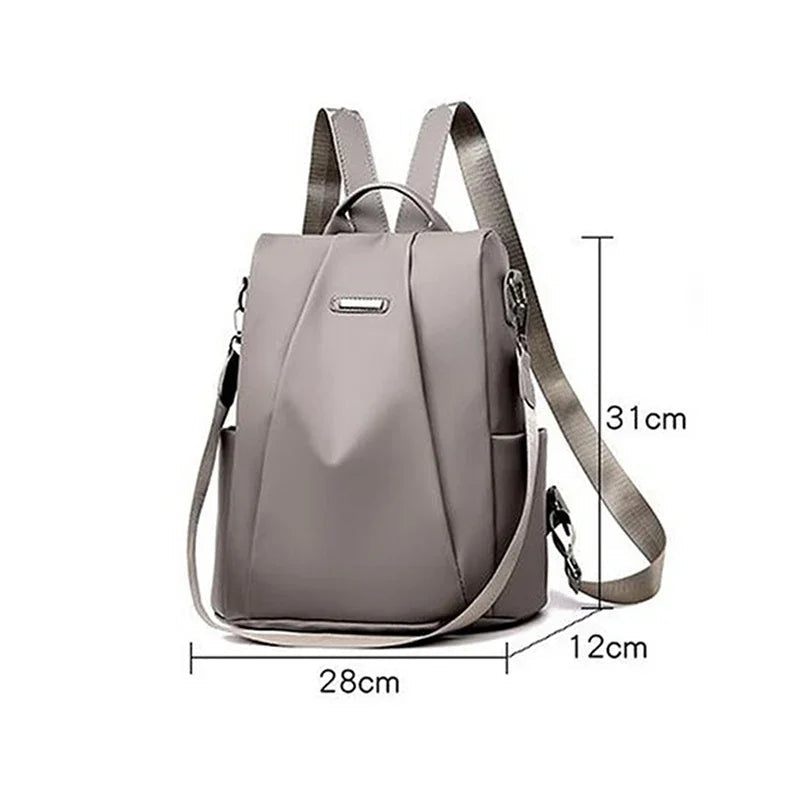 Women’s Nylon Fashion Backpack – Lightweight, Waterproof, Large Capacity, Multi-Functional with Detachable Shoulder Strap WAREHOUSE SHOP