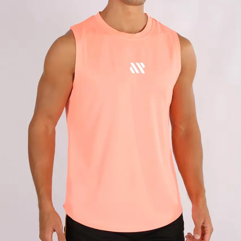 Men's Sleeveless Fitness Vest top. Men's Clothing for Fitness And Running
