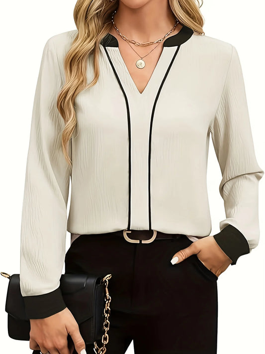 Women's plus size shirt summer chic elegant shirt casual women's fashionable shirt