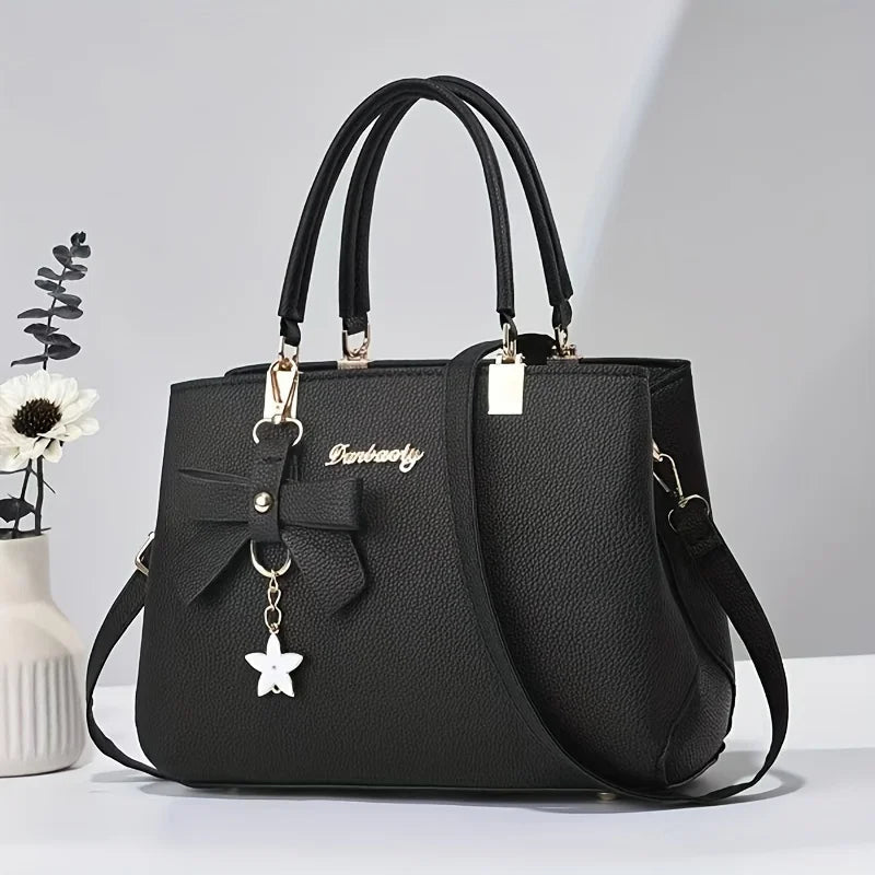 Elegant Shoulder Bag with Bowknot Decoration, Multiple Compartments, Fashion Handbag, Suitable for Work, Party, and Daily Use WAREHOUSE SHOP