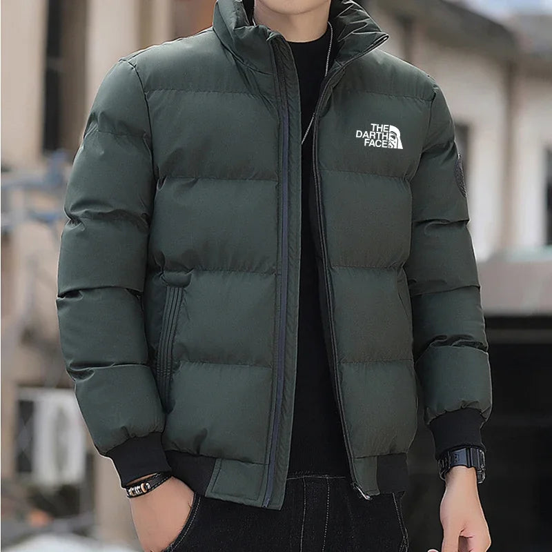 Men’s Windproof Winter Parka – Warm & Sleek Coat