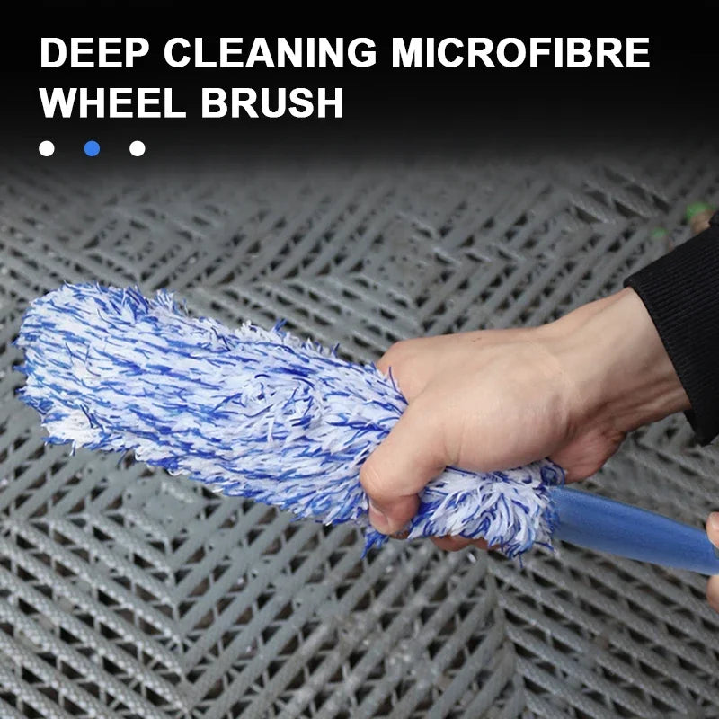 Car Tire and Rim Cleaning Brush Portable.