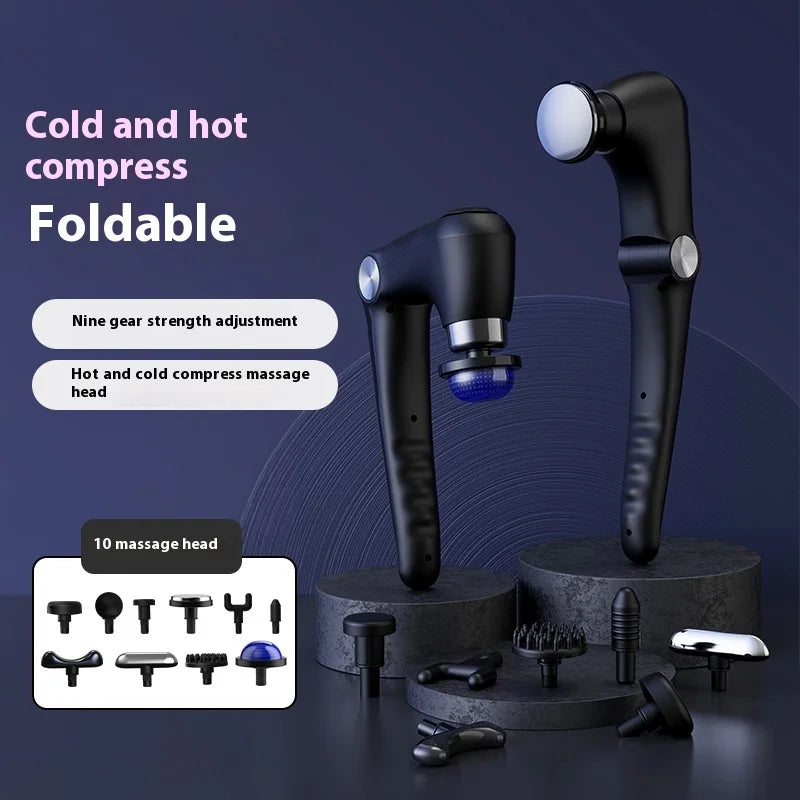 Fascia Gun Massager - Hot & Cold Heads Percussion Back & Neck Relief