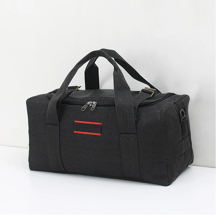 Large Capaci Canvas Travel Bag Handheld Long Distance Lage Bag for Men And Women on Busin Trips Wear Resistant Chee...