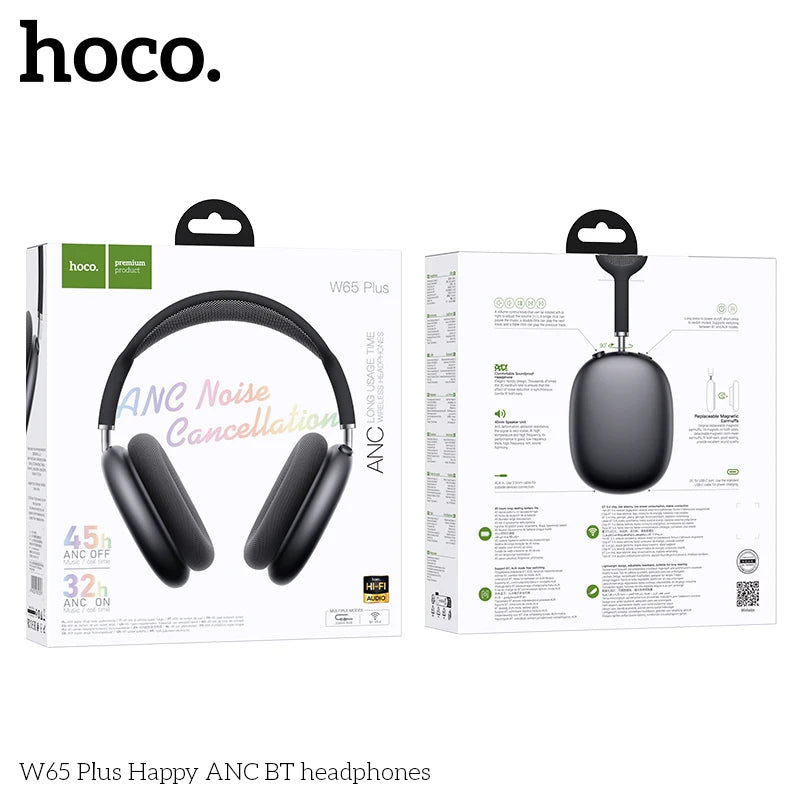 Original HOCO W65 Plus Bluetooth Headphones