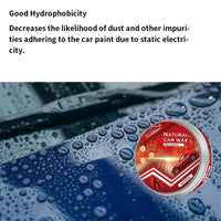Red Color Car Wax Crystal Plating Set Hard Auto Wax Paint Care Coating Tiny Scratch Repair Car Polisher with Sponge WAREHOUSE SHOP