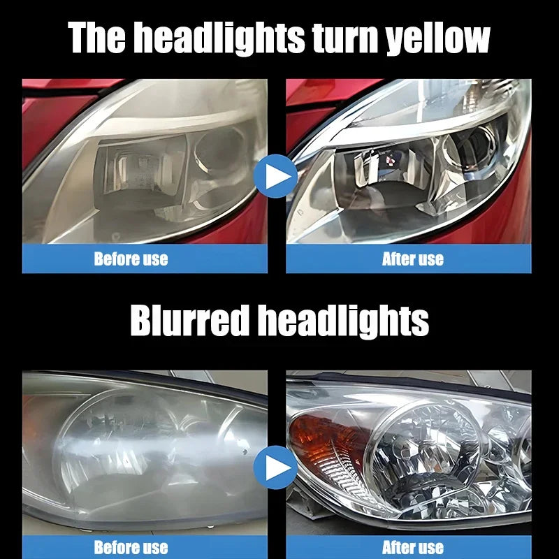 Car Headlight Restoration Polishing Kits Headlamp Repair Kits Car Light Polisher Cleaning Paste Car Paint Care Refurbish Agent