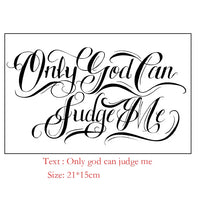 Waterproof Temporary Tattoo Sticker Flowers Big Pray Hands Cross Honely Lovely Letters Neck Flash Tatto Fake Tatoo for Women Men