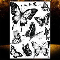 Chicano Bandit Mexico Temporary Tattoos For Men Women Fake Car Nun Tattoo religion Stickers Realistic Back Waterproof Tatoos