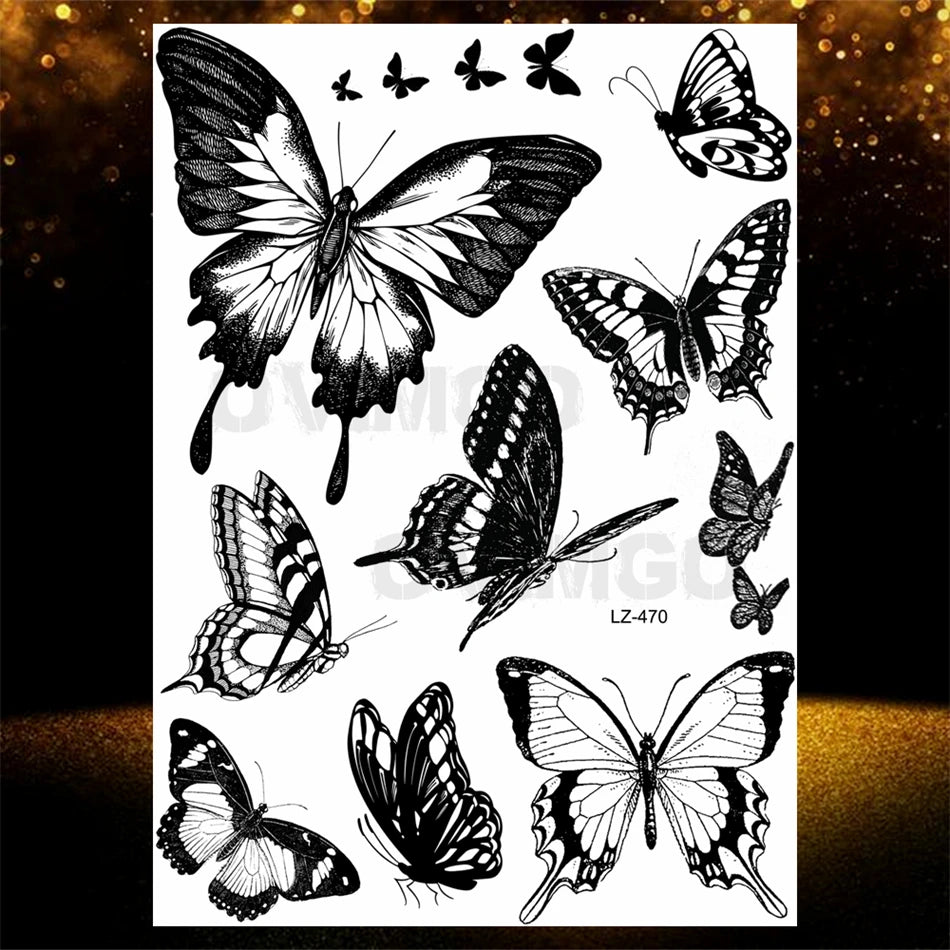 Chicano Bandit Mexico Temporary Tattoos For Men Women Fake Car Nun Tattoo religion Stickers Realistic Back Waterproof Tatoos