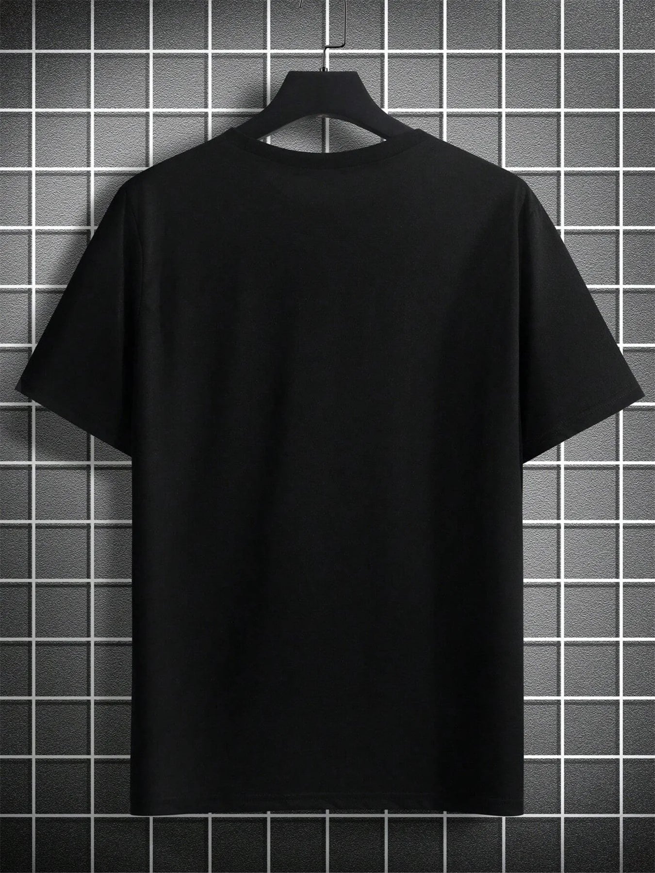 Men's Summer 100% Cotton Fashionable Casual Loose Large Size Faith Cross Printed Sports Round Neck Short Sleeve T-shirt Top