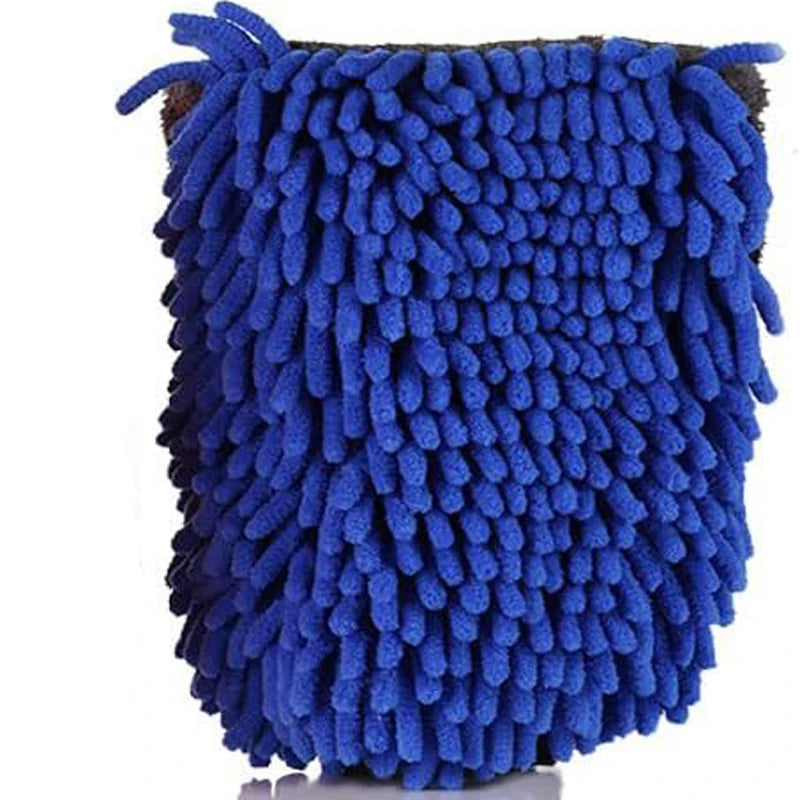 1/5pcs Car Washing Gloves Waterproof Microfiber Chenille Gloves Car Cleaning Mitt Detailing Brush Auto Care Double-faced Glove