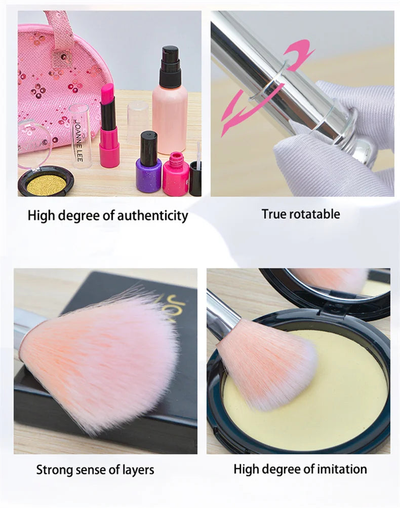 Girl Simulation Make Up Toy Pretend Play Cosmetic Makeup Set Princess Play House Kids Educational Toys Gifts For Girls Children